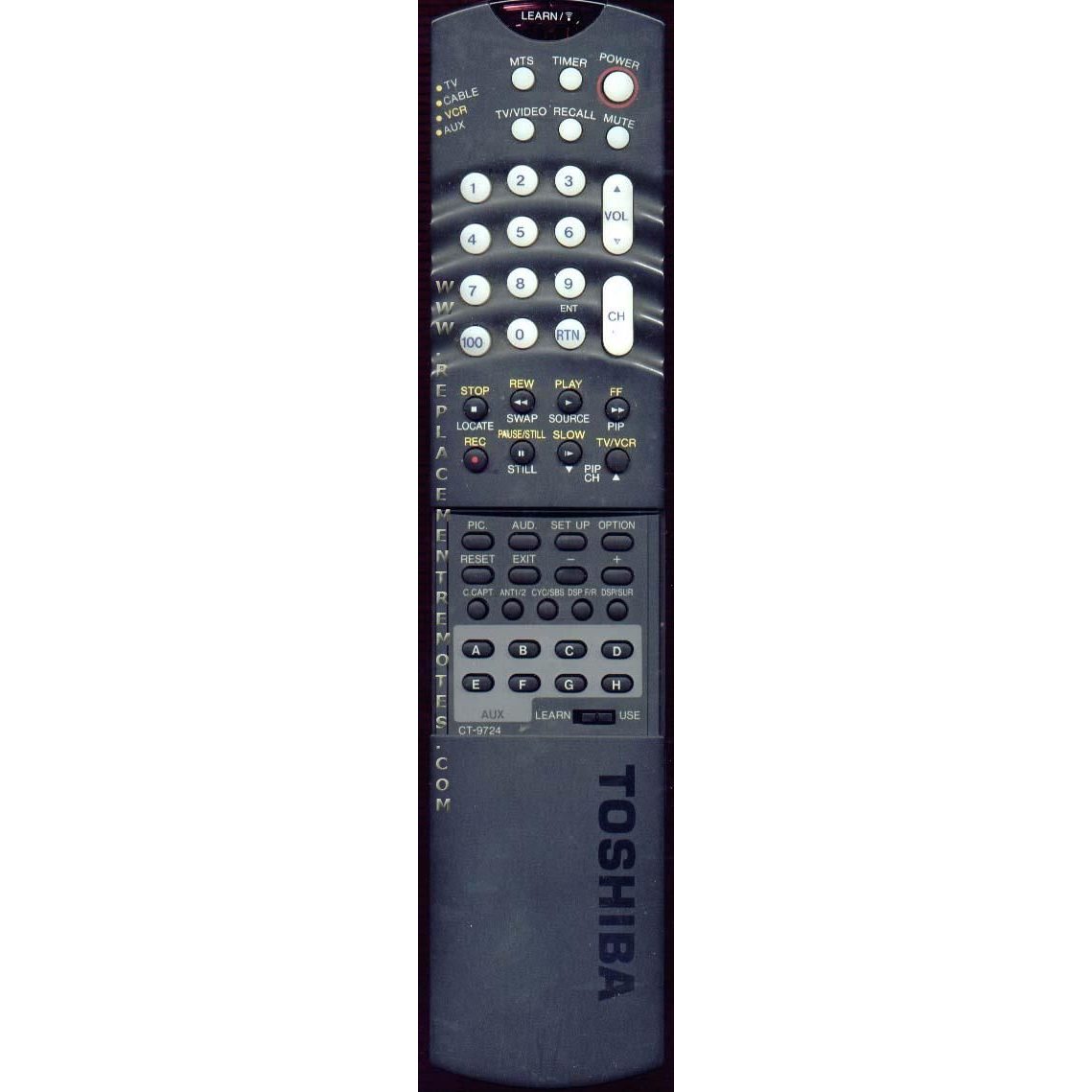 Toshiba CT9724 TV Remote Control