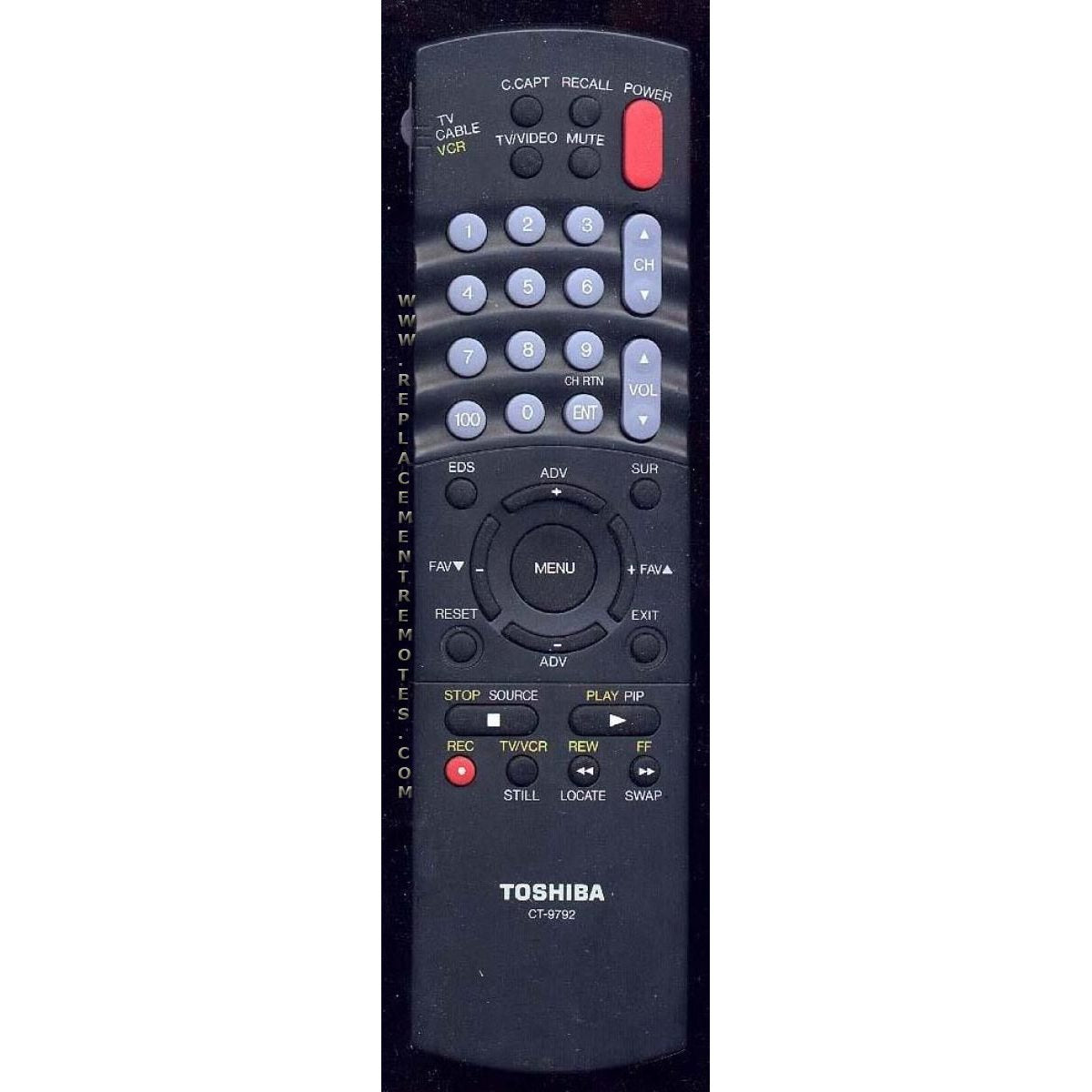 Toshiba CT9792 TV Remote Control