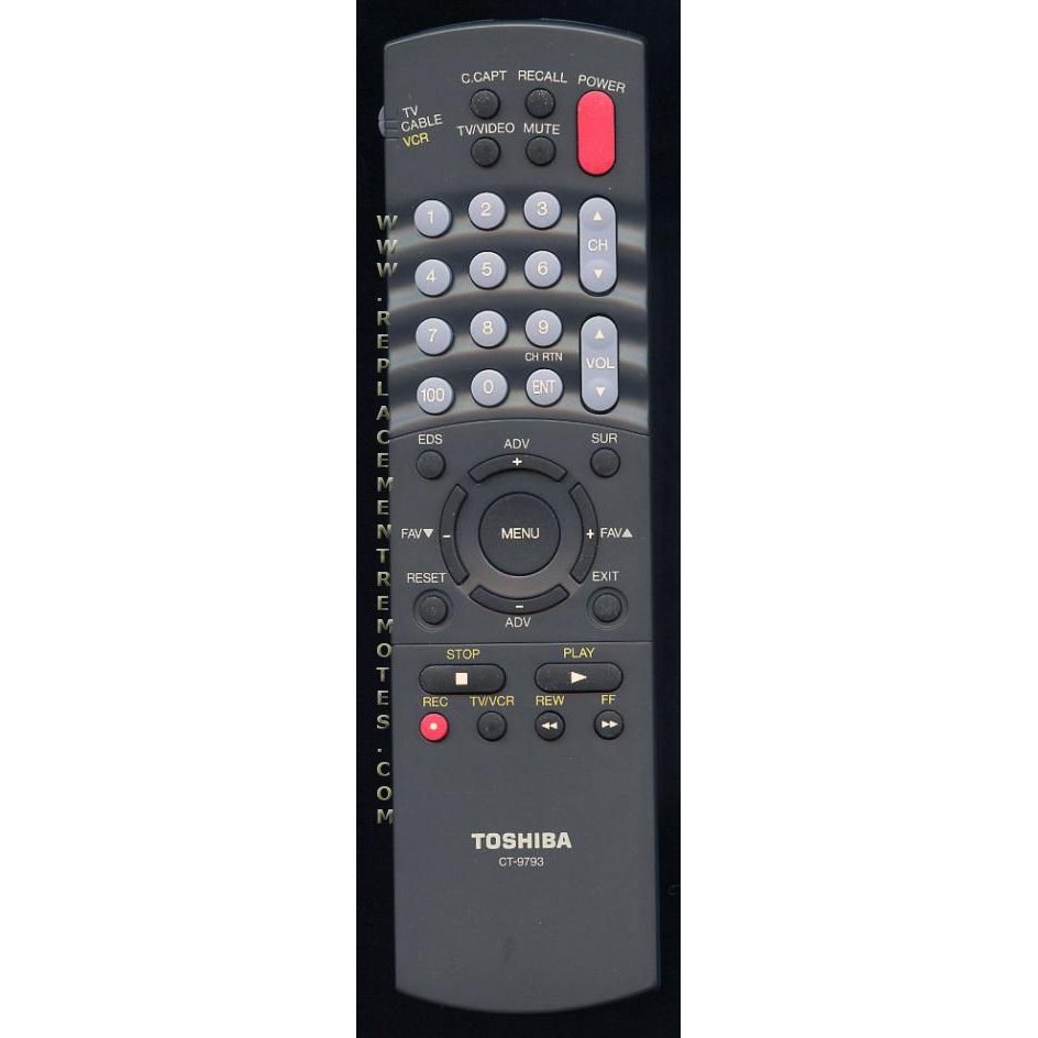 Toshiba CT9793 TV Remote Control