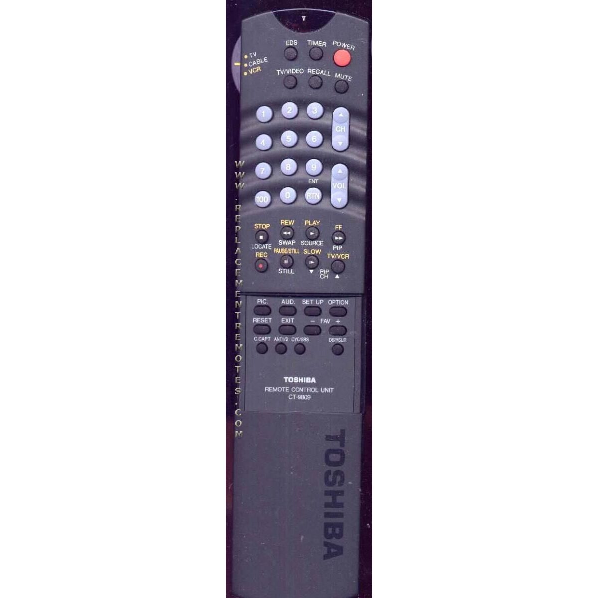 Toshiba CT9809 TV Remote Control