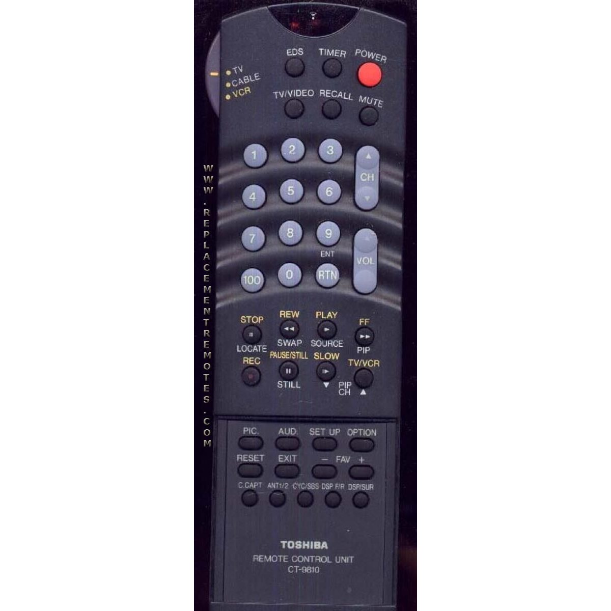 Toshiba CT9810 TV Remote Control