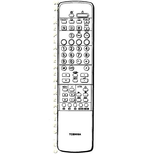 Toshiba CT9829 TV Remote Control