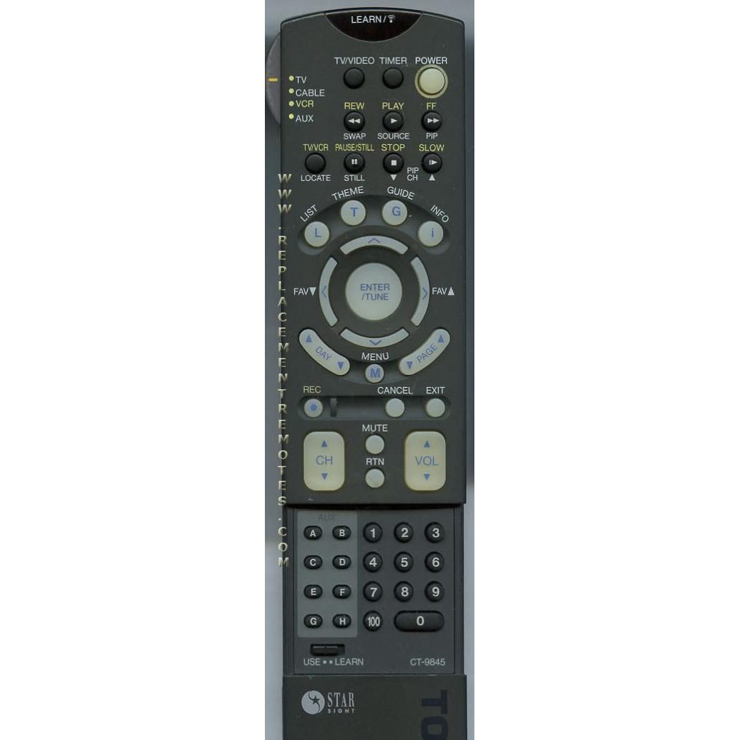 Toshiba CT9845 TV Remote Control