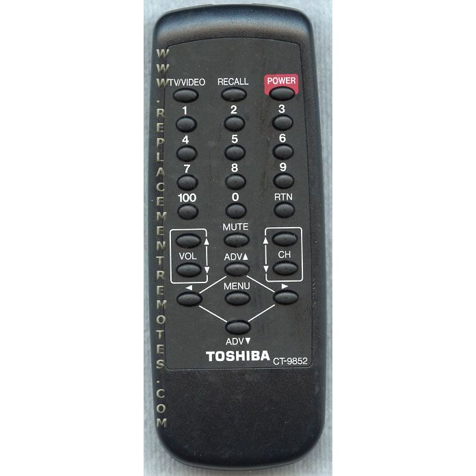 Toshiba CT9852 TV Remote Control