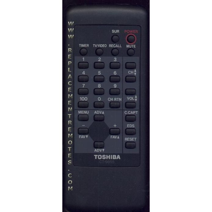 Toshiba CT9855 TV Remote Control