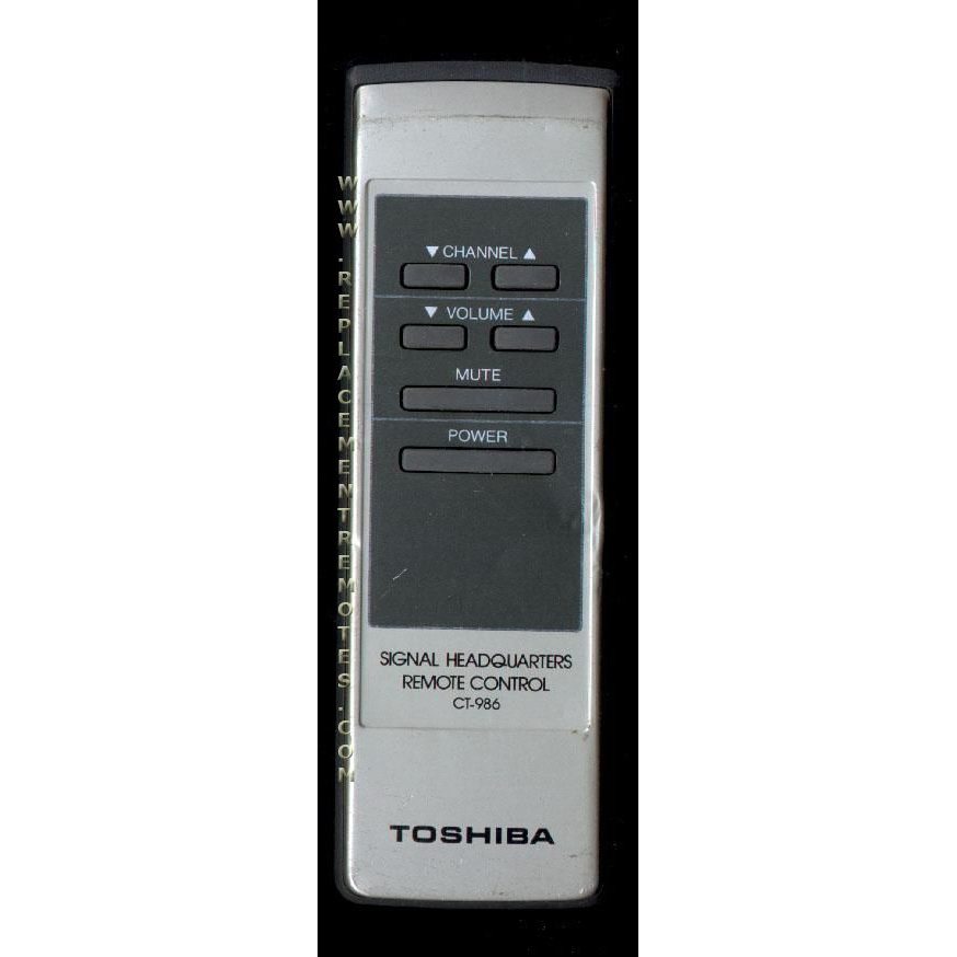 Toshiba CT986 TV Remote Control