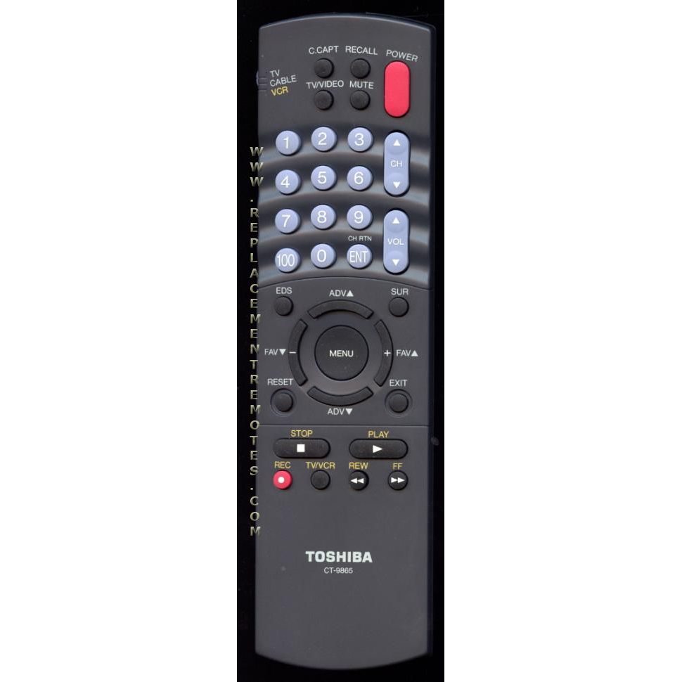 Toshiba CT9865 TV Remote Control