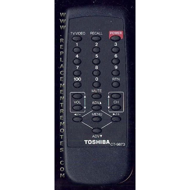 Toshiba CT9873 TV Remote Control