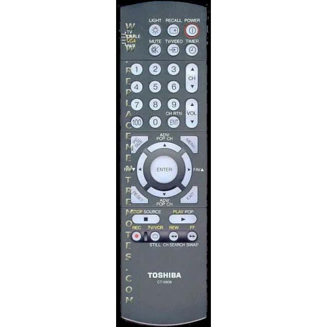 Toshiba CT9906 TV Remote Control