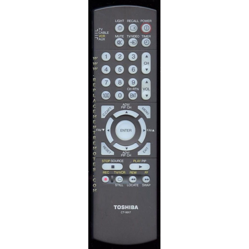 Toshiba CT9917 TV Remote Control