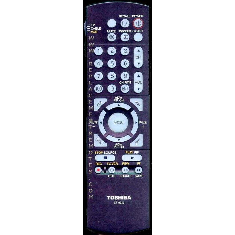 Toshiba CT9939 TV Remote Control