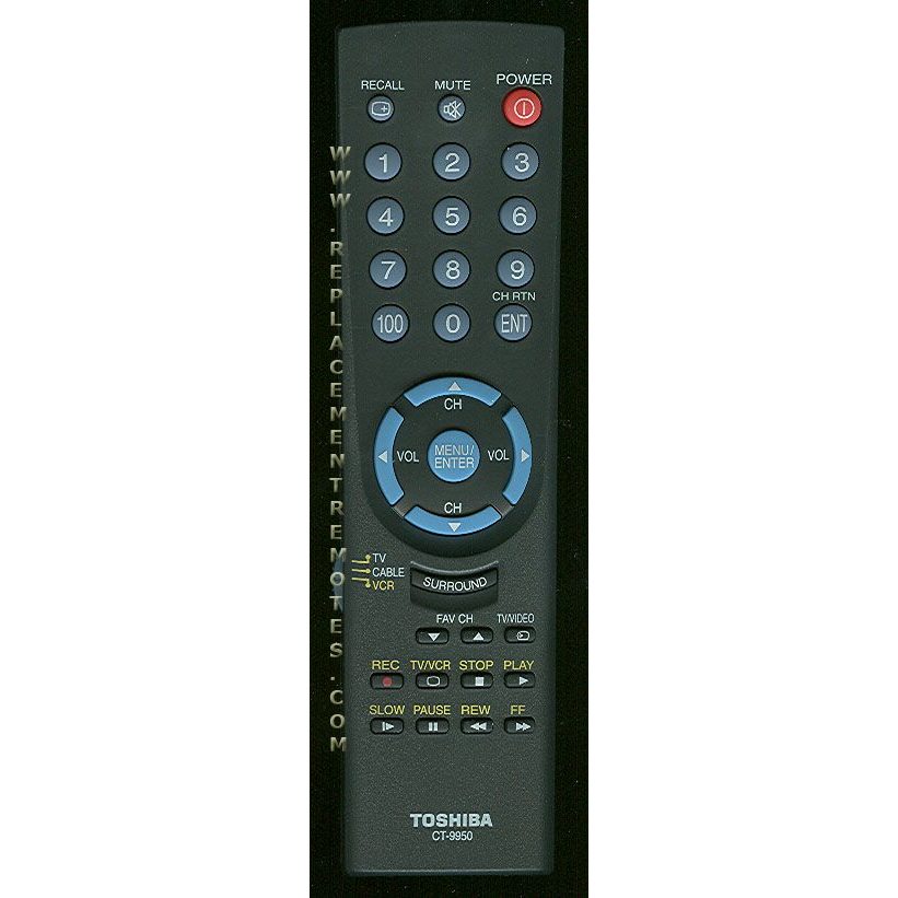 Toshiba CT9950 TV Remote Control