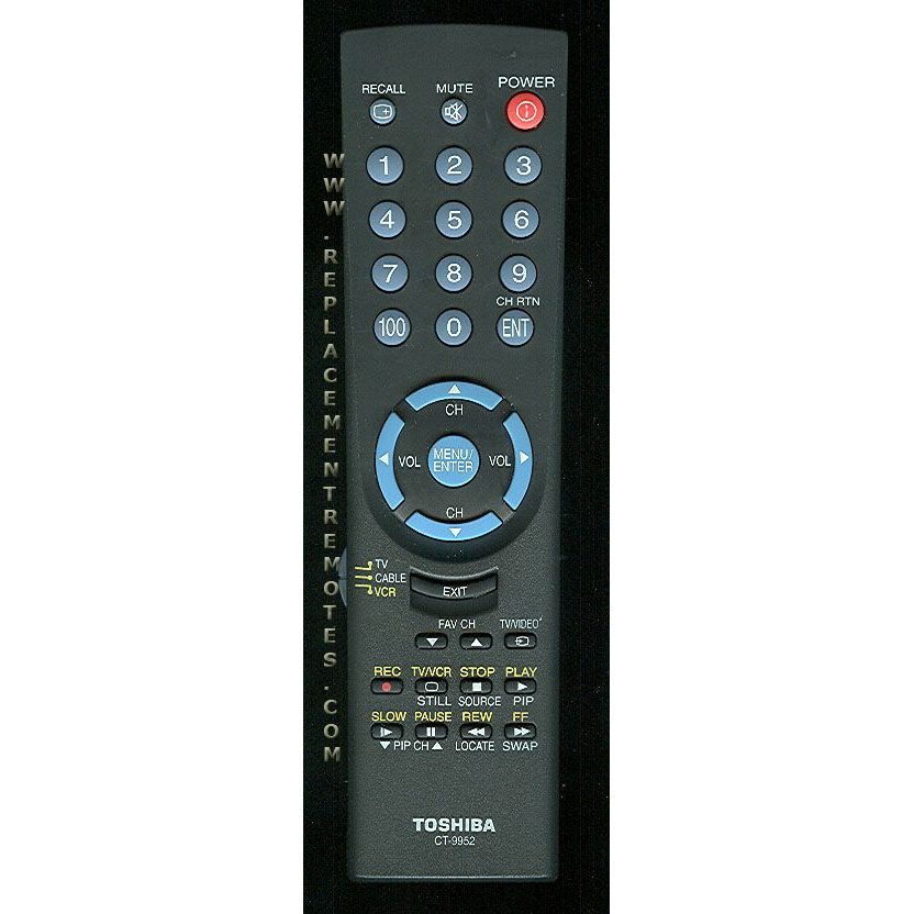 Toshiba CT9952 TV Remote Control