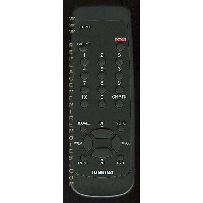 Toshiba CT9988 TV Remote Control