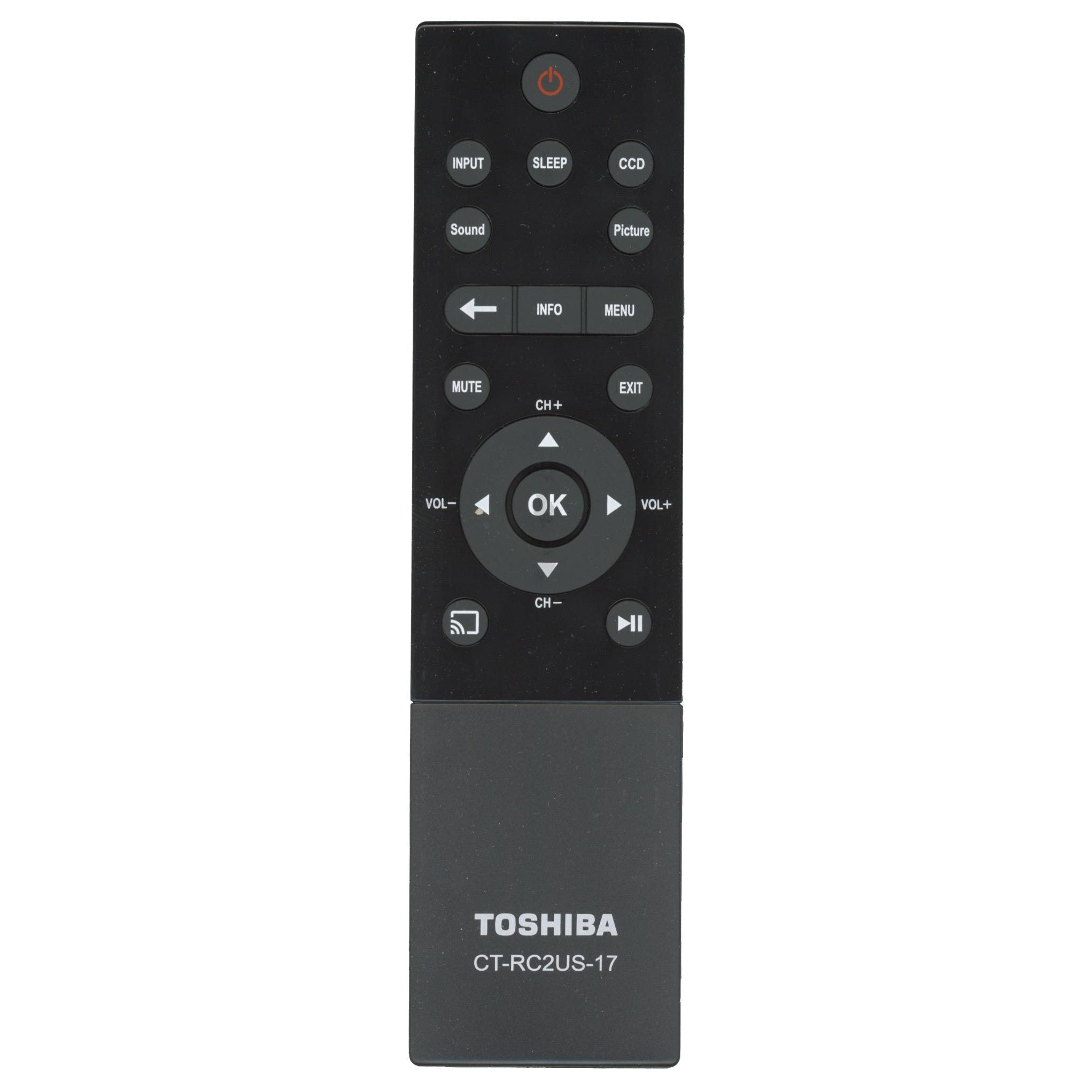 Toshiba CT-RC2US-17 TV Remote Control