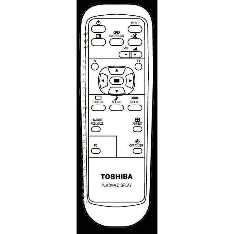 Toshiba EUR646527 Consumer Electronics Remote Control