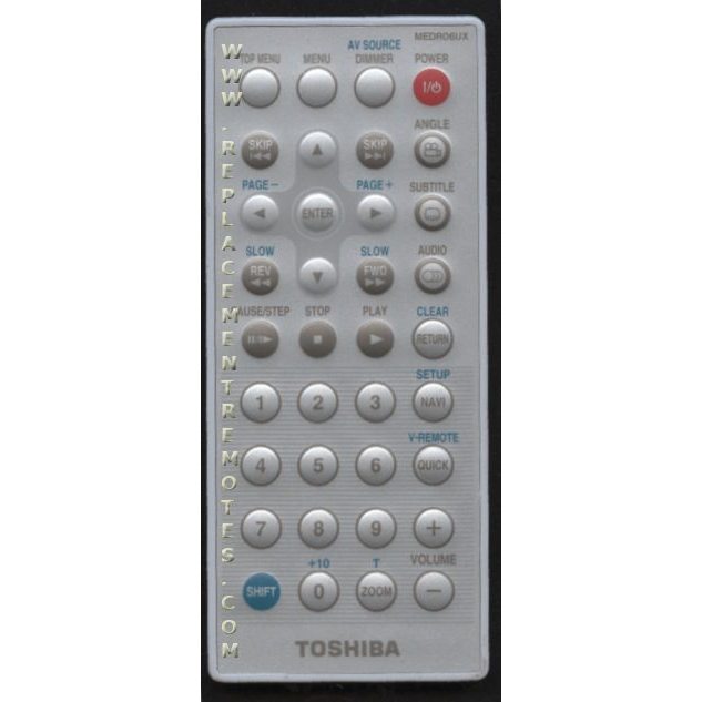 Toshiba MEDR06UX TV/DVD Remote Control