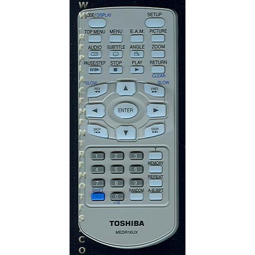 Toshiba MEDR16UX TV/DVD Remote Control