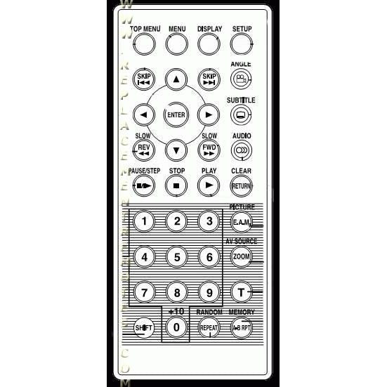 Toshiba MEDR27UX Consumer Electronics Remote Control