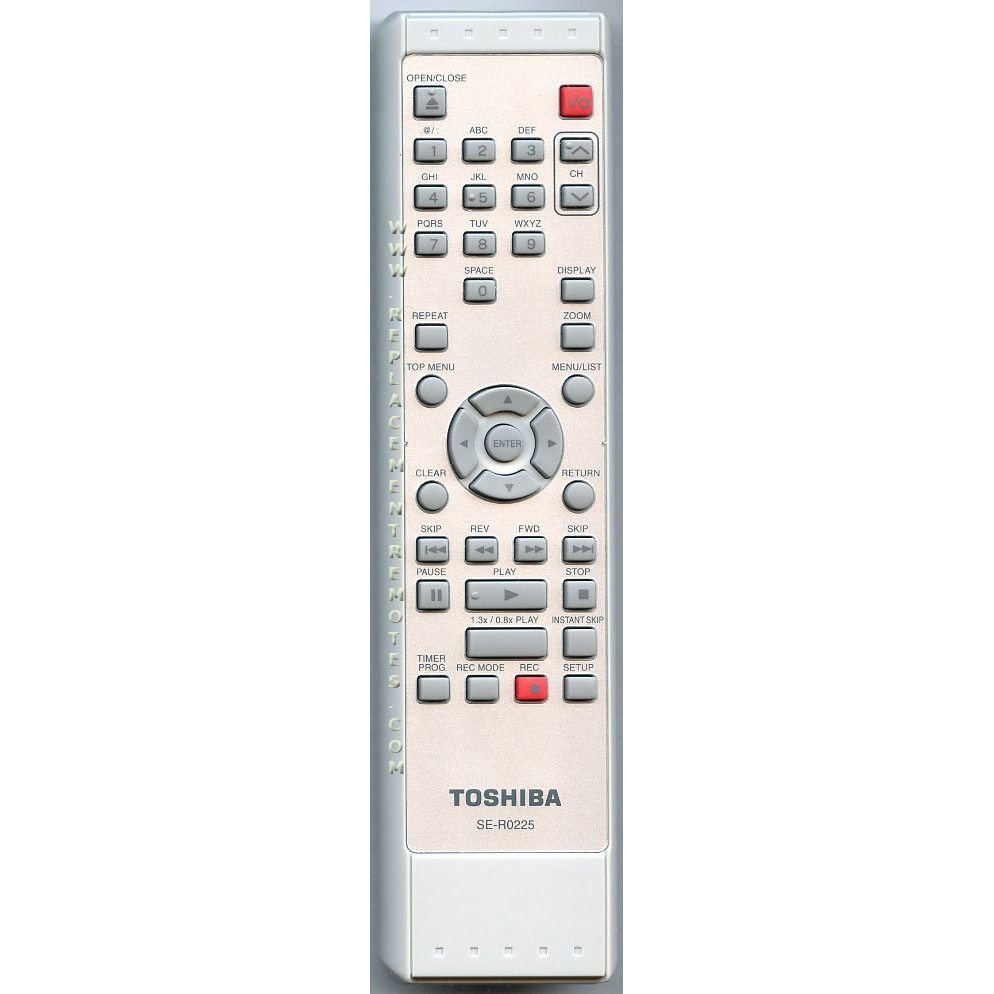 Toshiba P000457160 DVDR Remote Control