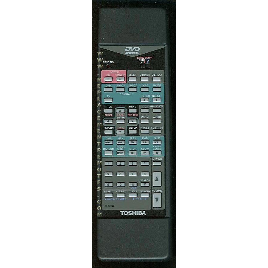 Toshiba SER0022 Consumer Electronics Remote Control