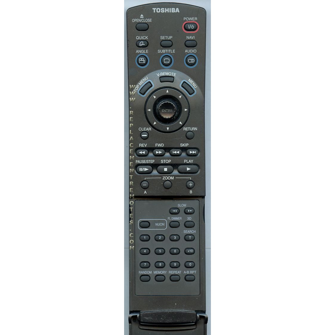 Toshiba SER0029 DVD Remote Control