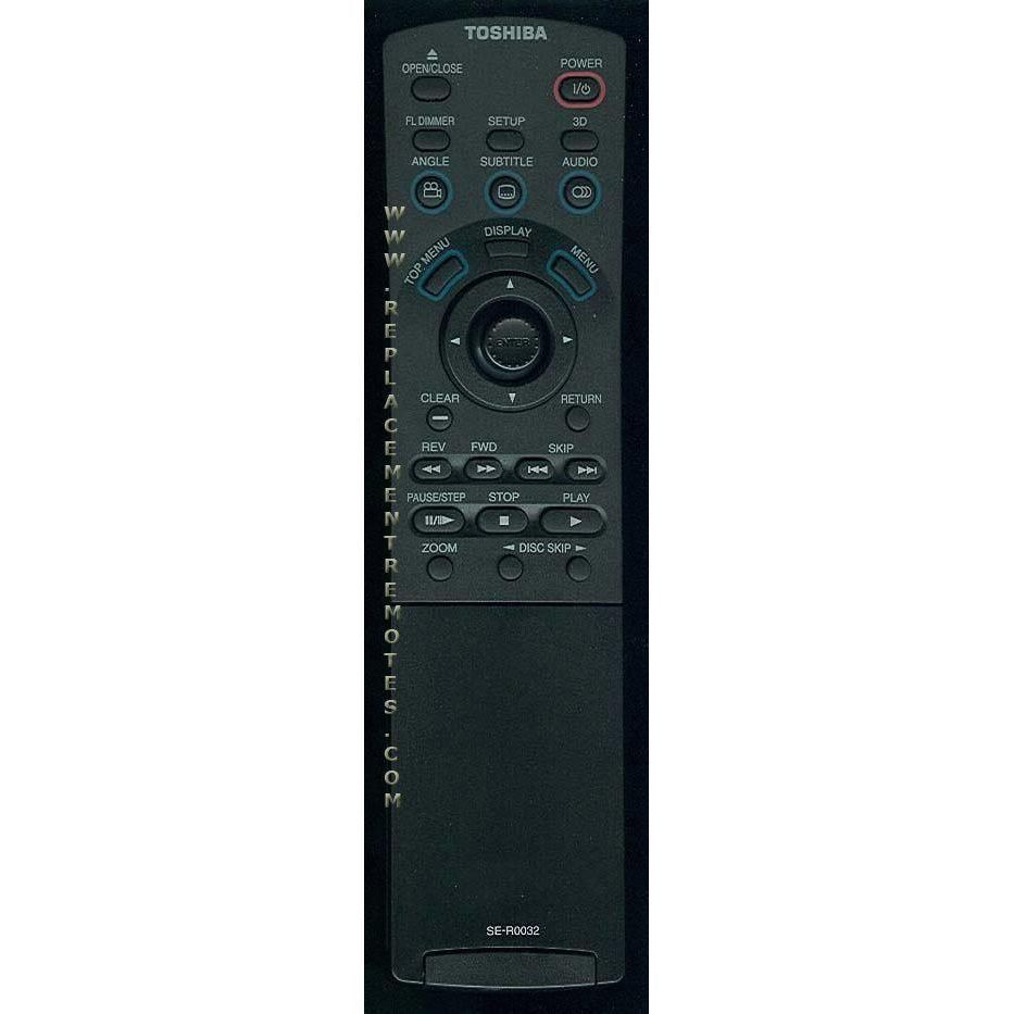 Toshiba SER0032 DVD Remote Control