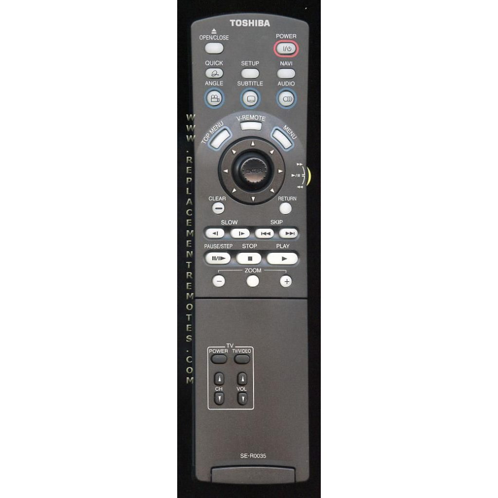 Toshiba SER0035 TV/DVD Remote Control