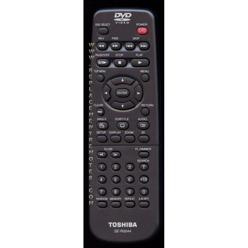 Toshiba SER0044 DVD Remote Control