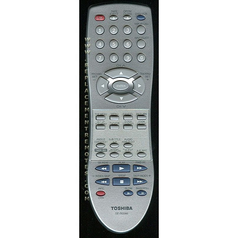 Toshiba SER0066 DVD/VCR Remote Control