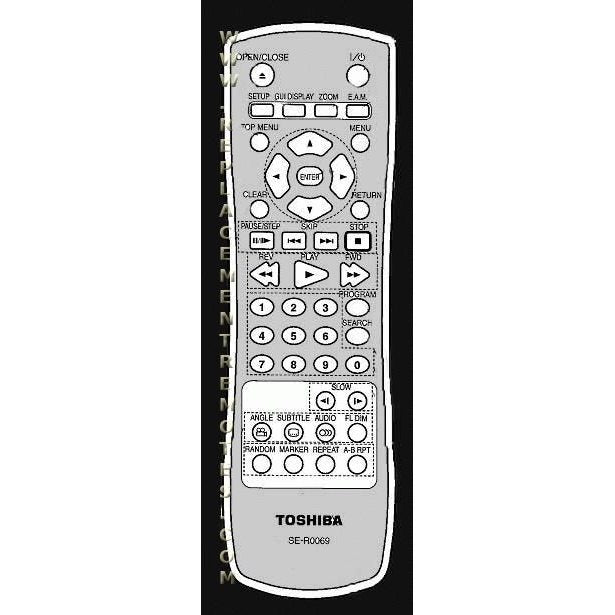 Toshiba SER0069 Consumer Electronics Remote Control