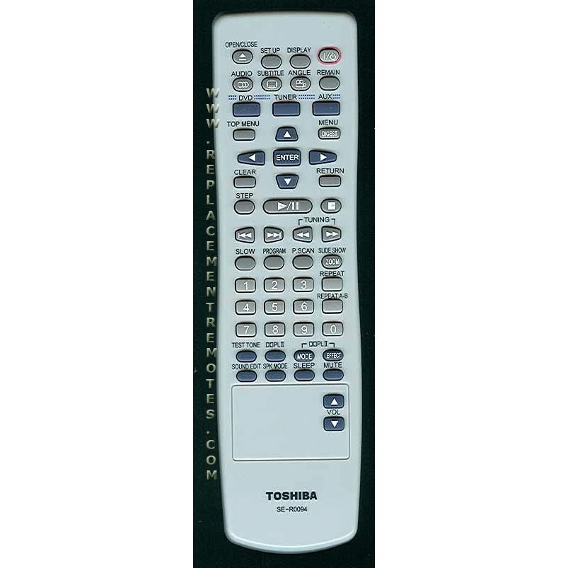 Toshiba SER0094 Consumer Electronics Remote Control