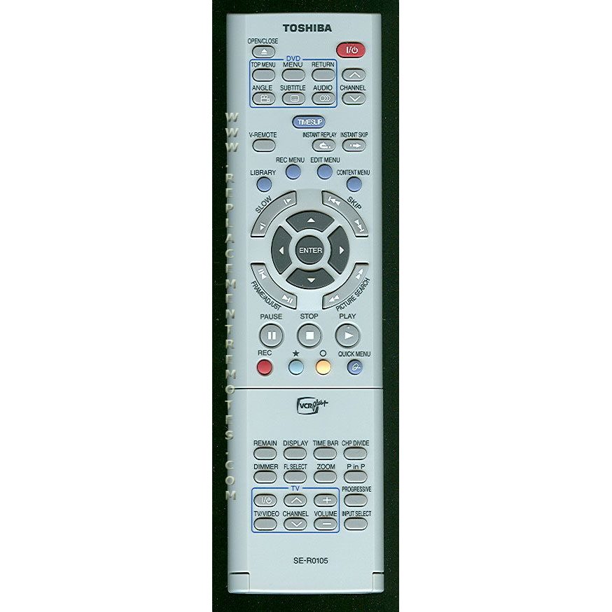 Toshiba SER0105 Consumer Electronics Remote Control