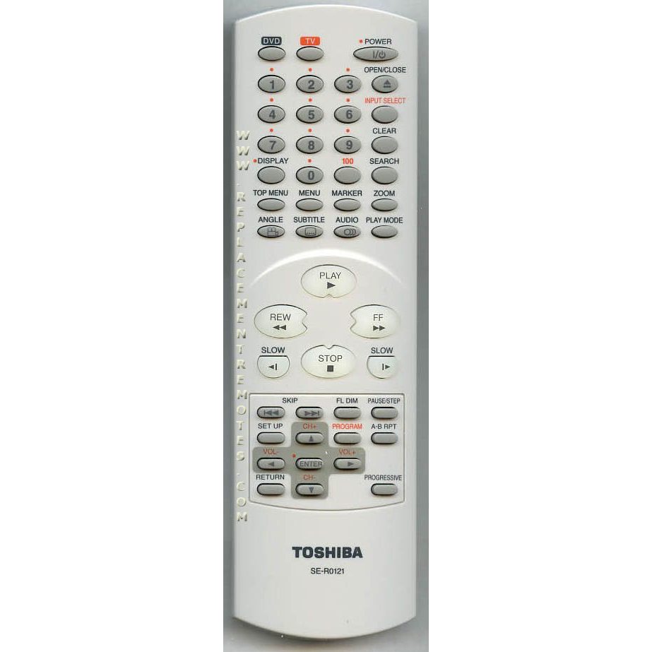 Toshiba SER0121 DVD Remote Control