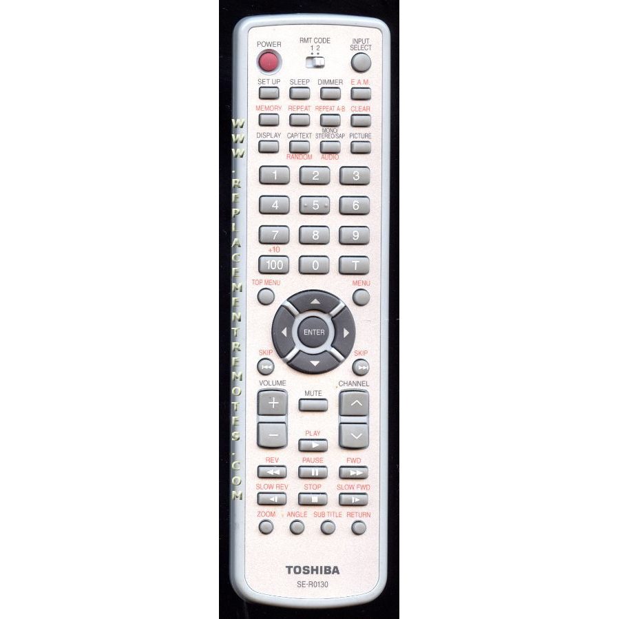 Toshiba SER0130 TV/DVD Remote Control