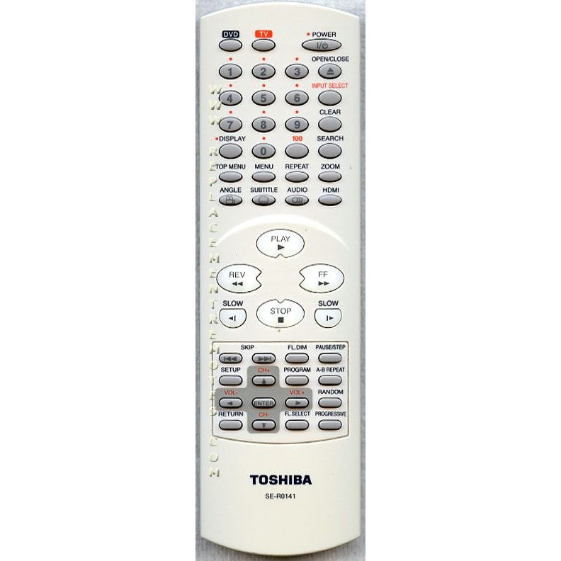 Toshiba SER0141 DVD Remote Control