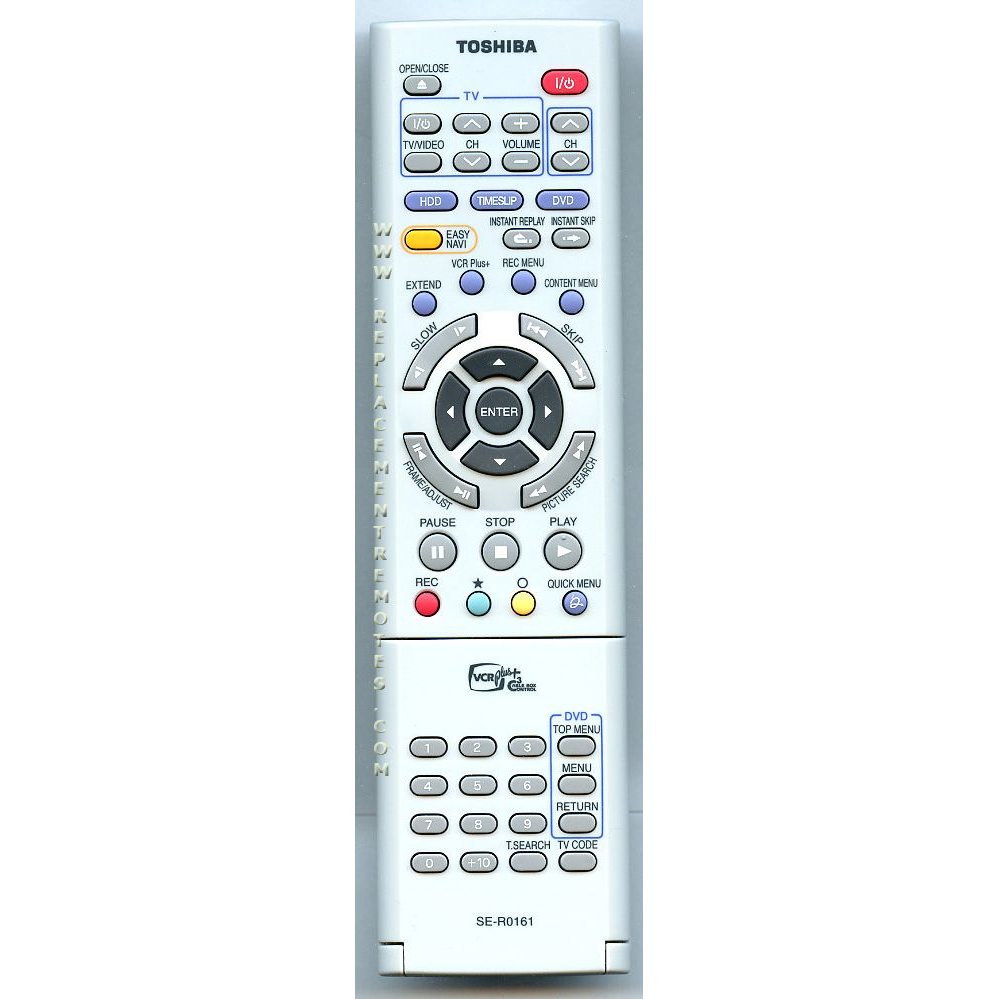 Toshiba SER0161 DVD Remote Control