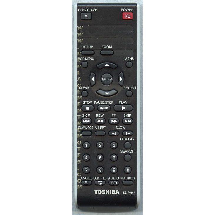 Toshiba SER0167 DVD Remote Control