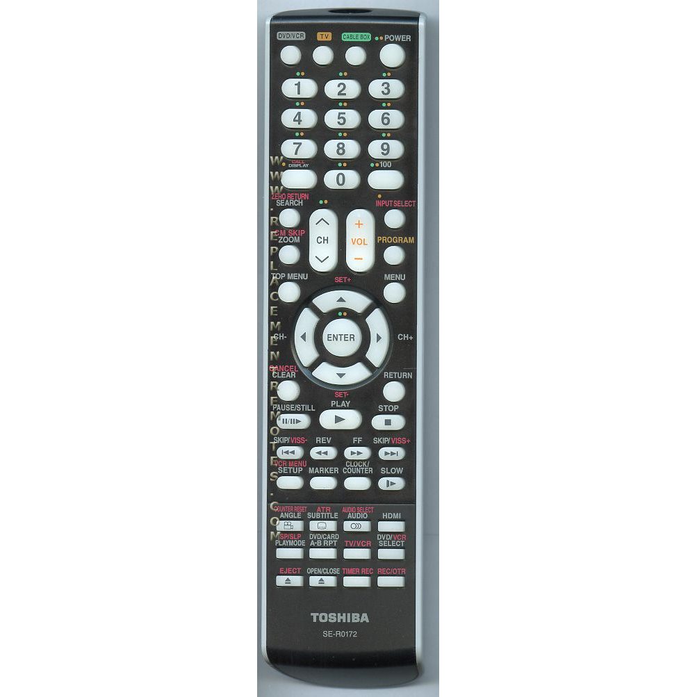 Toshiba SER0172 Consumer Electronics Remote Control