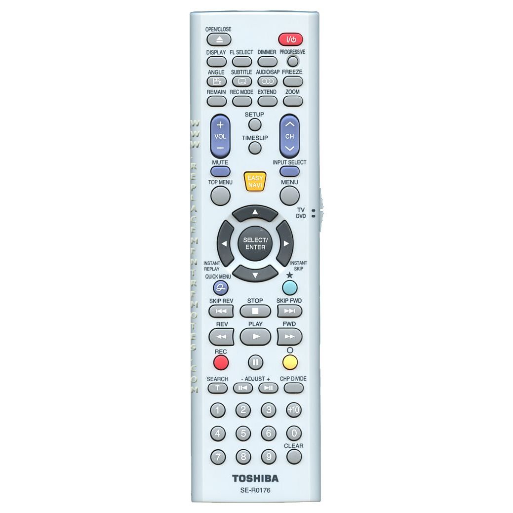 Toshiba SER0176 Consumer Electronics Remote Control