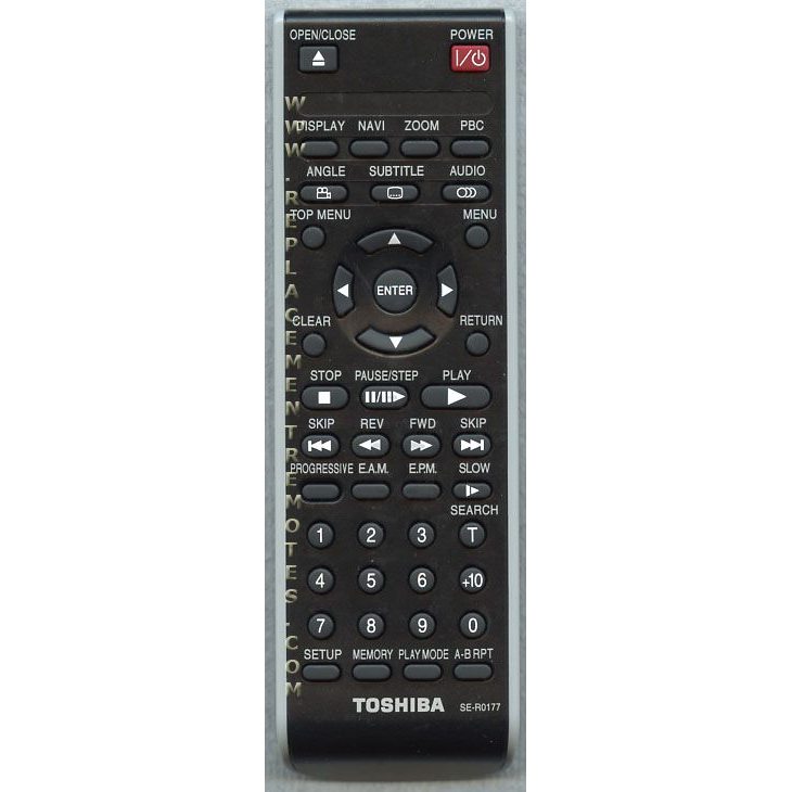 Toshiba SER0177 DVD Remote Control