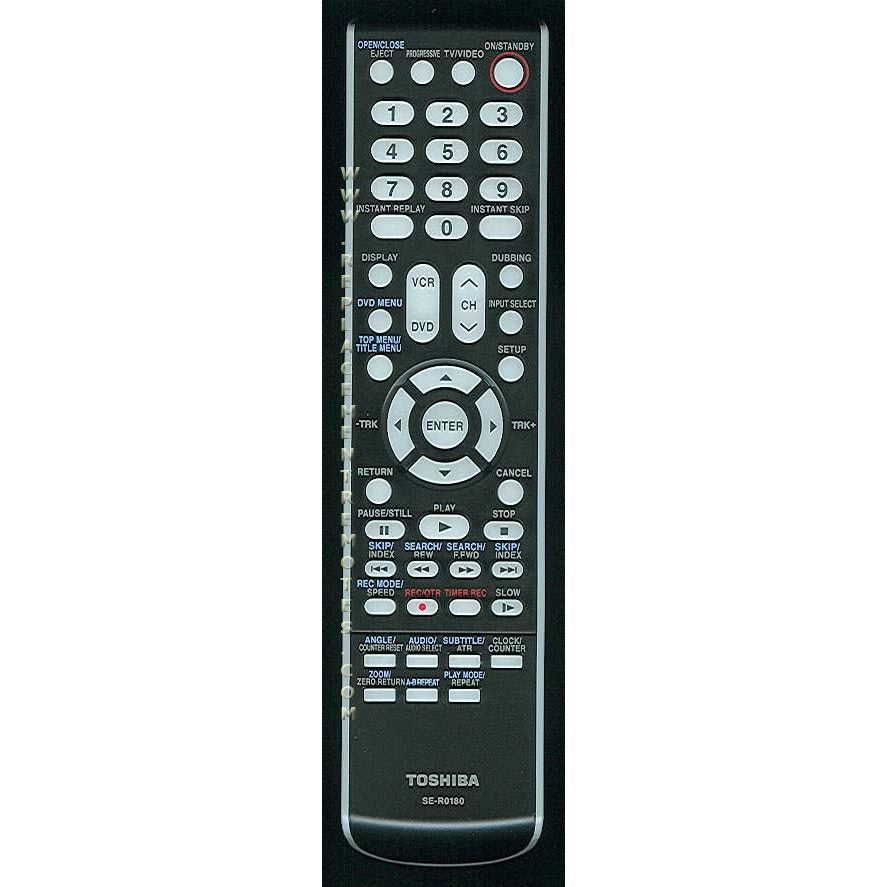 Toshiba SER0180 DVD/VCR Remote Control