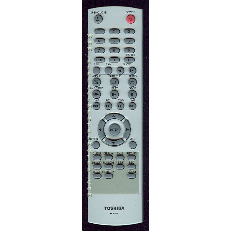 Toshiba SER0213 DVD Remote Control