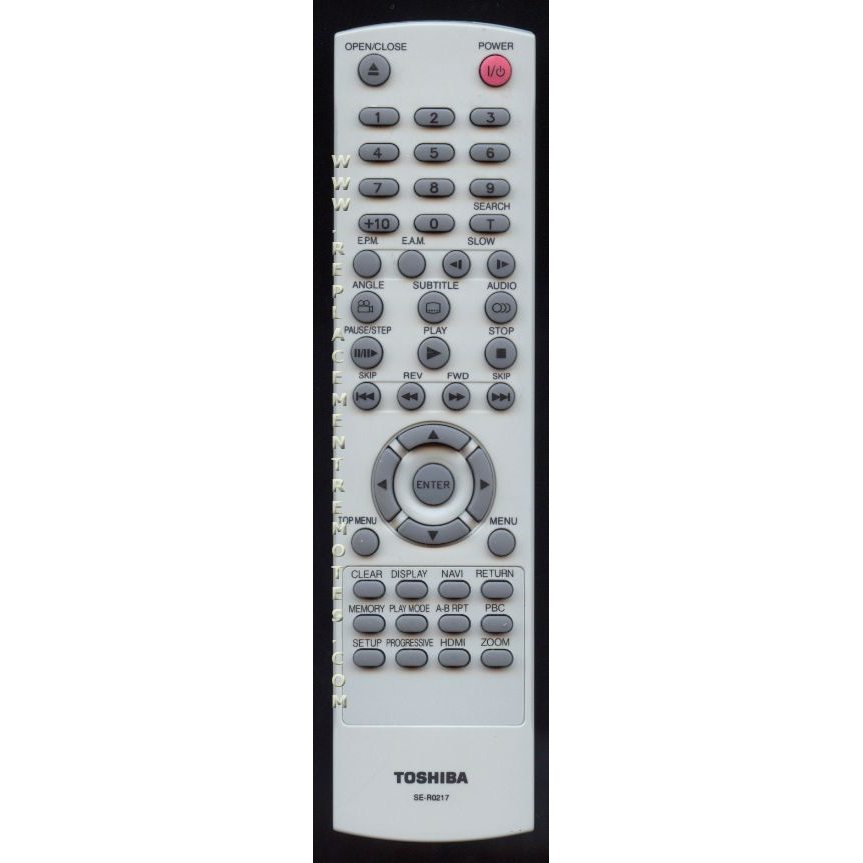 Toshiba SER0217 DVD Remote Control