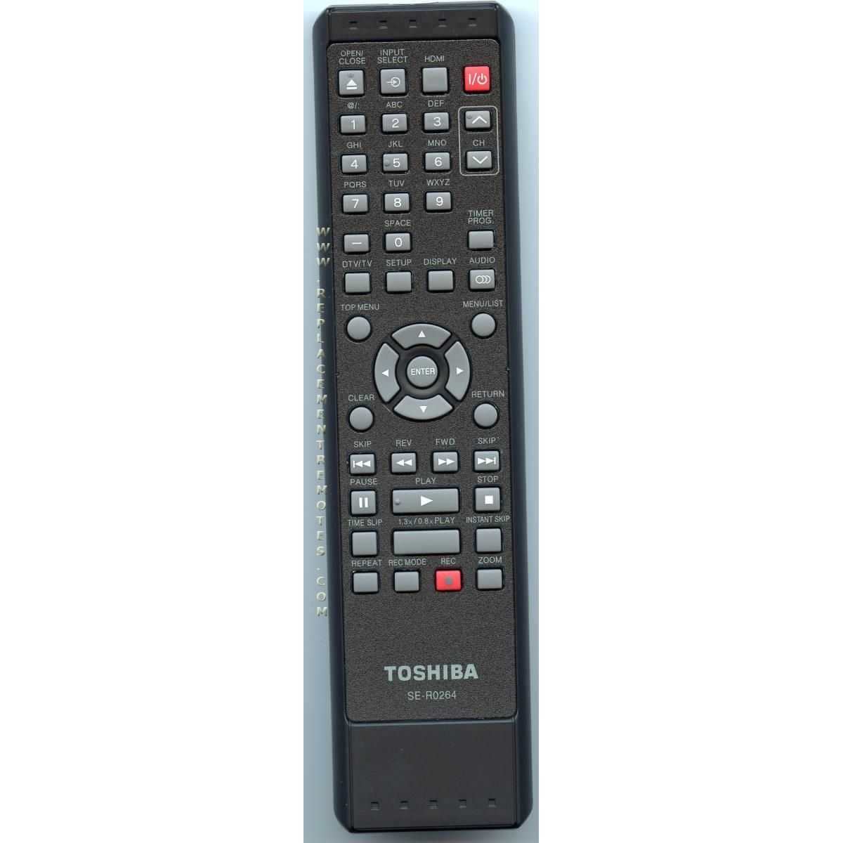 Toshiba SER0264 Consumer Electronics Remote Control