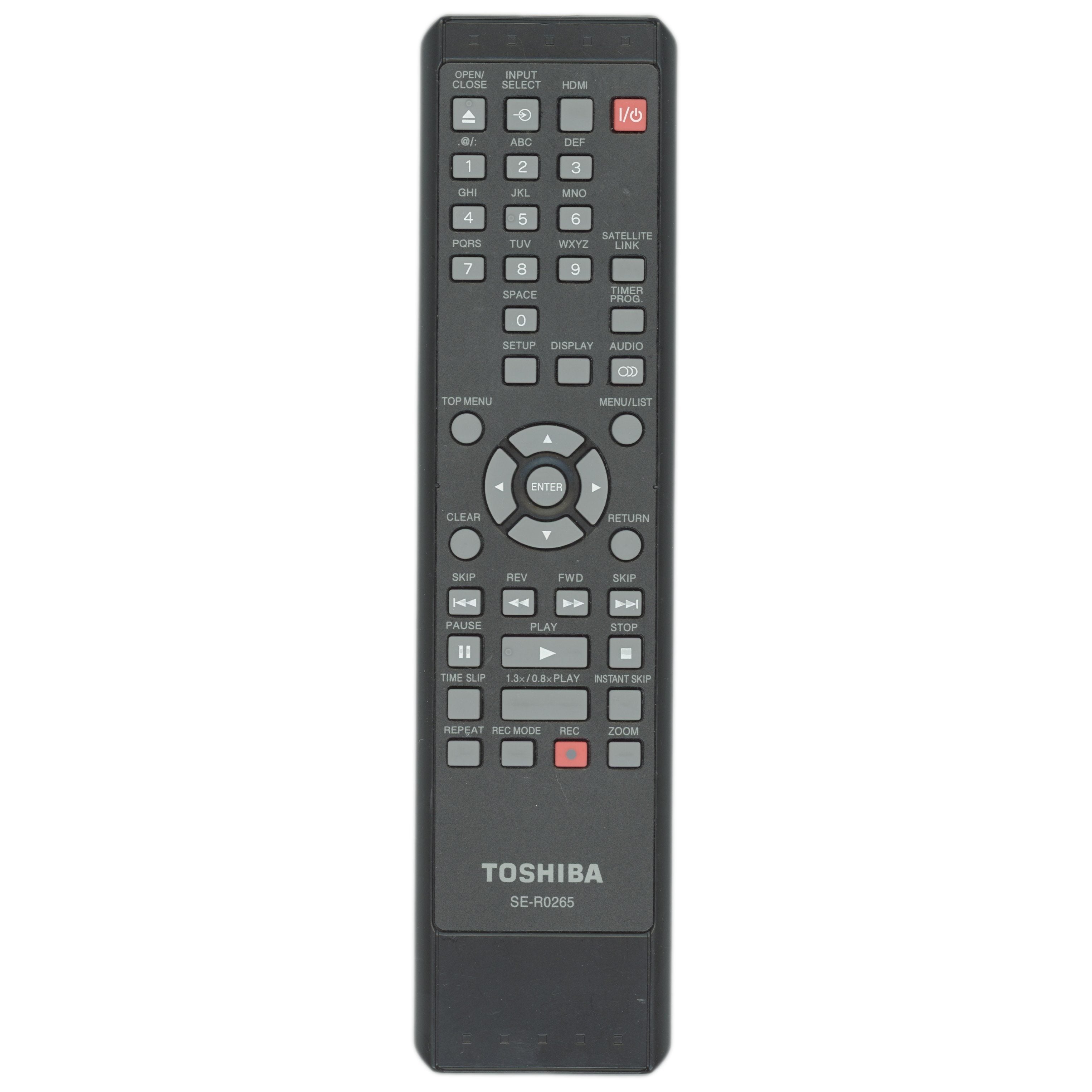 Toshiba SER0265 DVR Remote Control