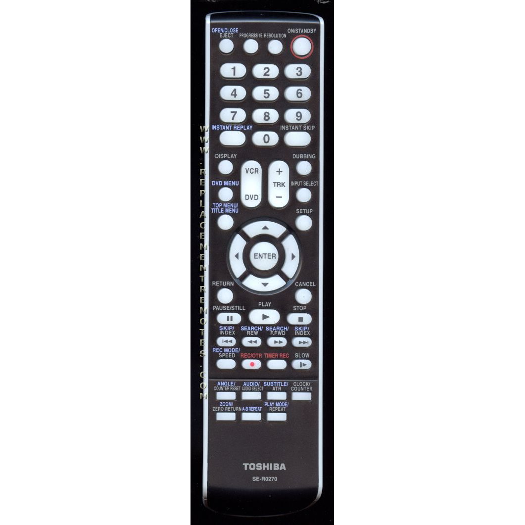 Toshiba SER0270 DVD/VCR Remote Control