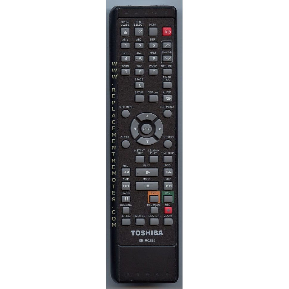 Toshiba SER0295 DVDR Remote Control