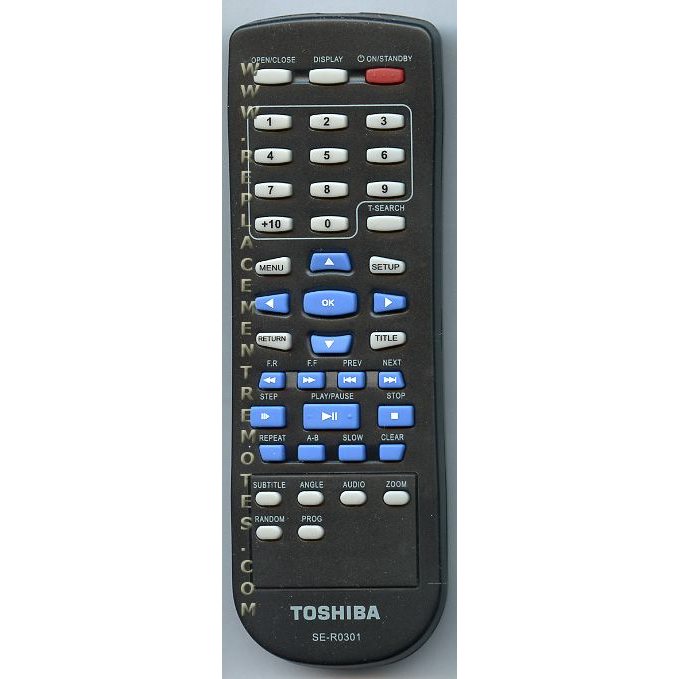 Toshiba SER0301 DVD Remote Control