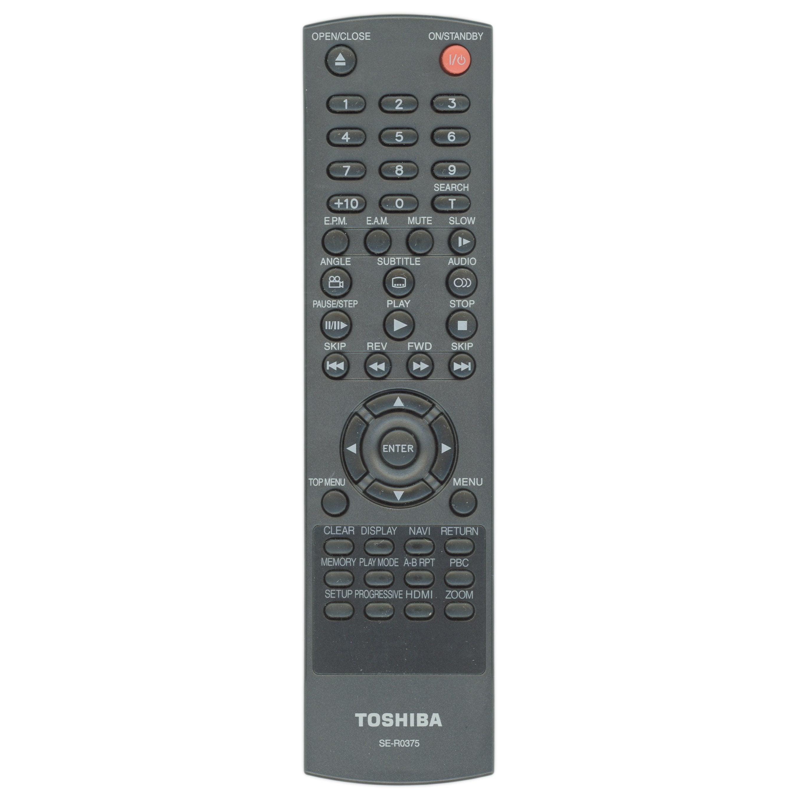 Toshiba SER0375 DVD Remote Control